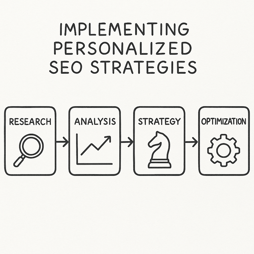 Flowchart of personalized SEO strategy implementation