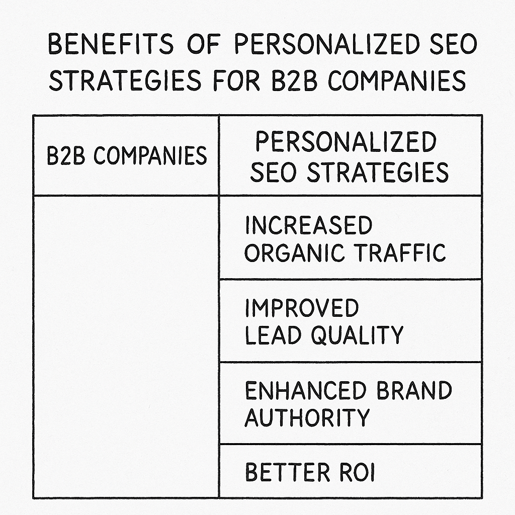 Benefits of personalized SEO strategies for B2B