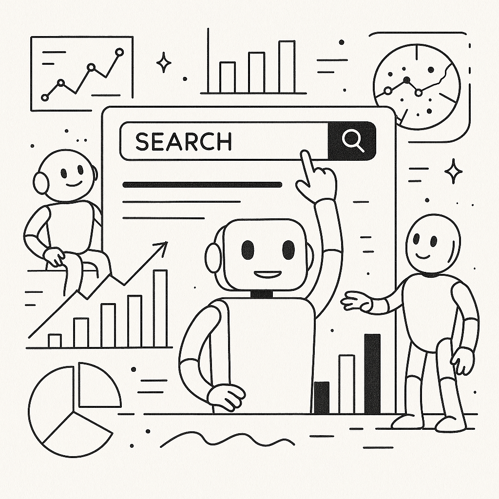 AI agents optimizing search results with data