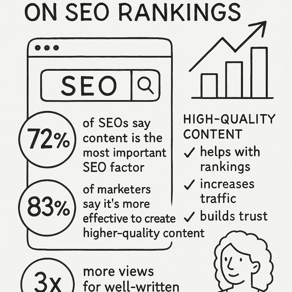 Impact of content quality on SEO rankings