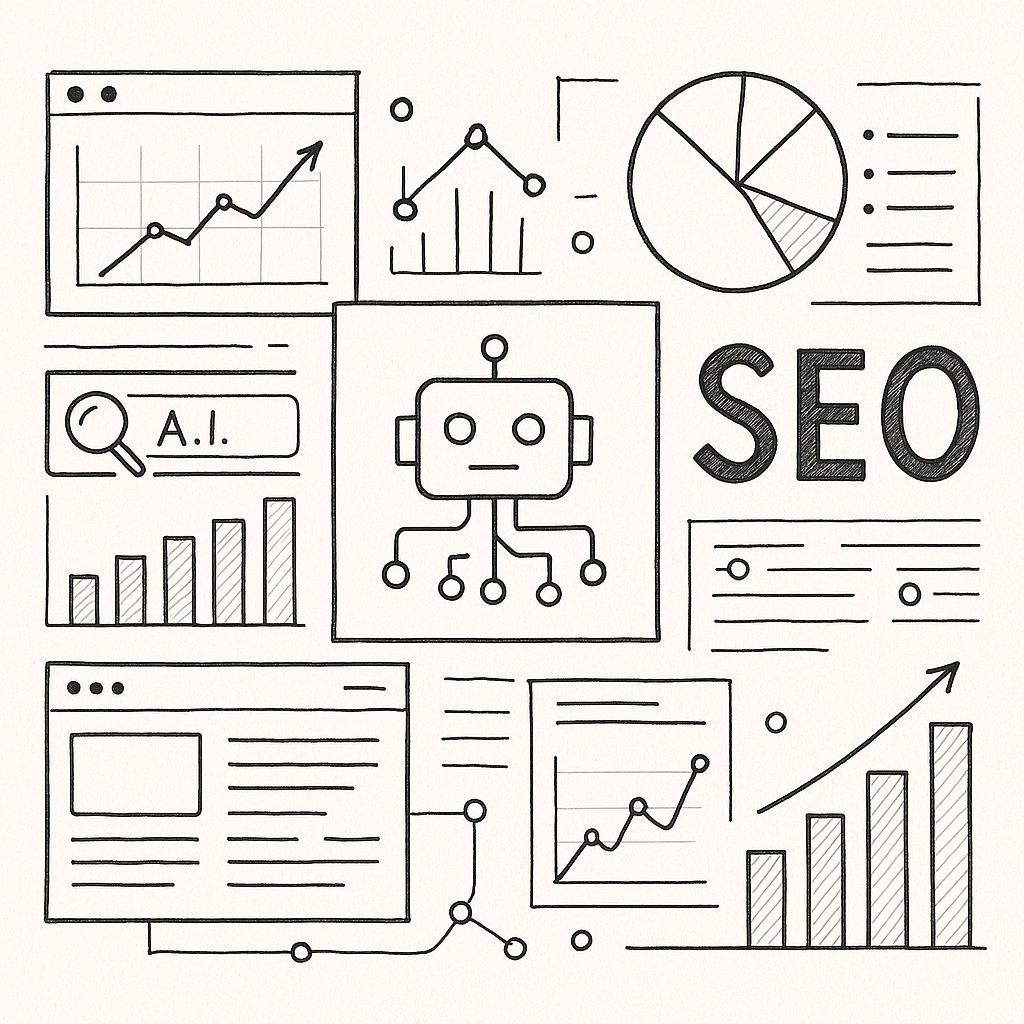 AI content optimization tools illustration