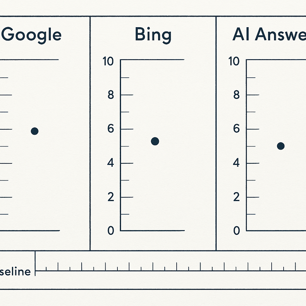 Track Search Engine Positions Across Google, Bing, and AI Answers: A 12-Step Multi-Engine Baseline