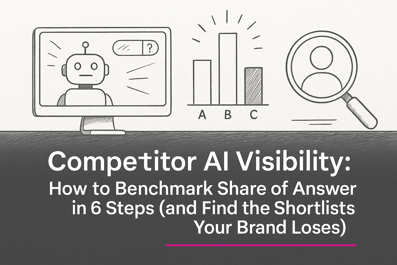 Competitor AI Visibility: How to Benchmark Share of Answer in 6 Steps (and Find the Shortlists Your Brand Loses)