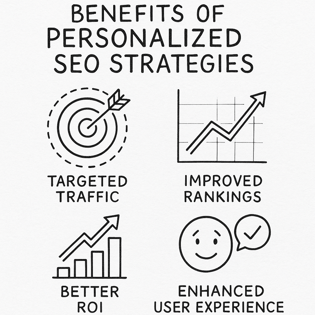 Infographic of personalized SEO benefits